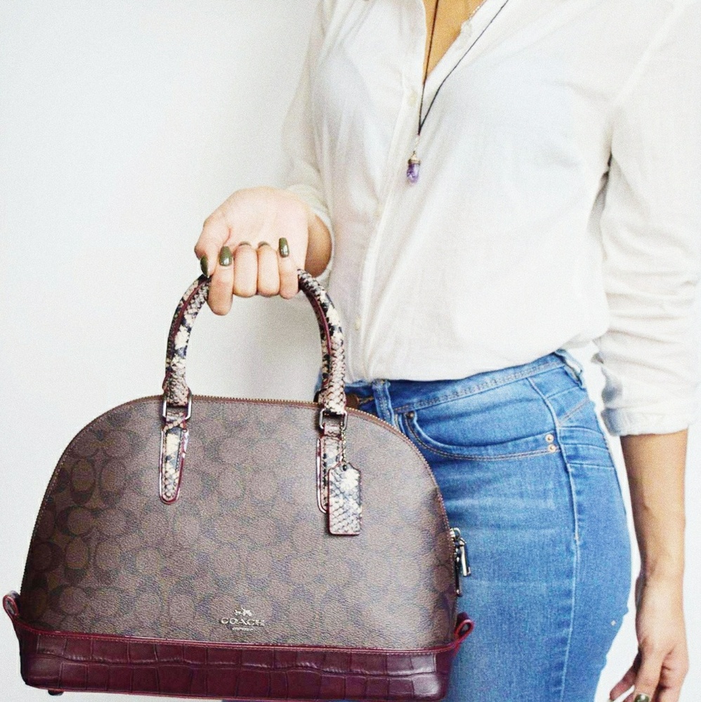 COACH Sierra F38246 Exotic Mix Trim
